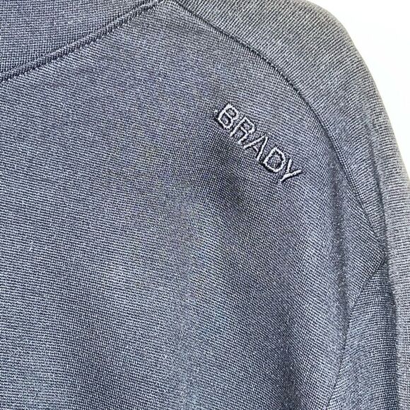 NWOT Brady by Tom Brady Navy Cotton Flex Hoodie Mens Sz  Sz L - Picture 8 of 11